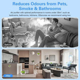 4 Pack Plug-in Negative Ion Air Purifier, Home Negative Ion Generator, Odour Eliminator Ionizer for Household Use
