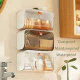 White Storage Box with Lid for Cotton Swabs Cotton Pads Toothpicks Household Organizer