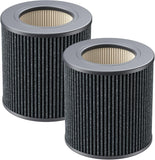 Air Mini Replacement Filter Compatible with Molekule Air Mini and Air Mini+ Air Purifiers,3-in-1 HEPA and Activated Carbon Filter for Home, Dust, Smoke & VOCs, 2-Pack