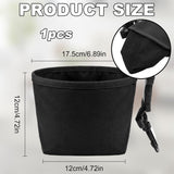Golf Ball Cleaner Pouch with Belt Clip, 2-in-1 Waterproof Golf Ball Washing Bag, Leak-Proof Microfiber Inner Lining, Portable Golf Club Groove Cleaner Accessory, Practical Golfing Gift for Men & Women