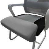 Car Office Seat Extended Leg Rest - Anti-Cross Legs Cushion Pad with Ergonomic Support - Pressure Relief Footrest for Driving Working - Gray
