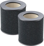 Air Mini Replacement ilter Compatible with Molekule Air Mini and Air Mini+ Air Puriiers,3-in-1 HEPA and Activated Carbon ilter or Home, Dust, Smoke & VOCs, 2-Pack