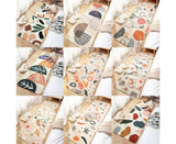 Floral Print Anti Slip Carpet Floor Mat Rug Cushion Bedroom Living Room Decor-60*160cm