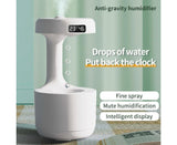Anti-gravity water droplet backflow humidifier aromatherapy machine large-capacity mist essential oil office bedroom home sprayer white