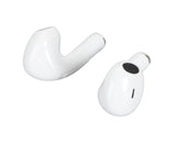 Language Translator Earbuds Multifunction HD Noise Reduction Bluetooth 5.1 144 Kinds Languages Real Time Translation Headphone White