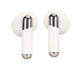 BT5.3 Translation Headset 144 Languages Instant Voice Language Translator Earphone for Business Travel Learning White