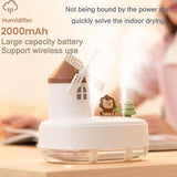 Wireless Mini Humidifier for Bedroom, Portable Babies Humidifier