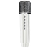 Portable Bluetooth 5.3 Speaker with 2 Wireless Microphones Home Karaoke Speaker Machine White
