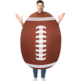 Rugby Ball Cartoon Costumes Air Model Inflatable Costume Funny Dress Up Props Halloween Party Clothes Adult One Size