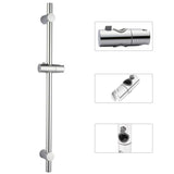 Adjustable Height 360 Degree Rotation Shower Head Holder Polished Chrome - 20mm