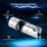 Adjustable Hand Shower Bracket for Slide Bar Polished Chrome Replacement Holder for Shower Heads