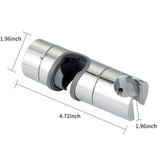 Adjustable Hand Shower Bracket for Slide Bar Polished Chrome Replacement Holder for Shower Heads