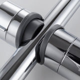 Adjustable Hand Shower Bracket for Slide Bar Polished Chrome Replacement Holder for Shower Heads