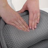 Bath Neck and Head Rest Pillow with Suction Cups - Gray