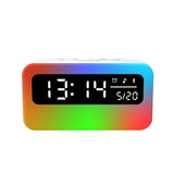 4 in 1 Bluetooth Speaker Alarm Clock RGB Night Light White Noise Machine