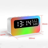 4 in 1 Bluetooth Speaker Alarm Clock RGB Night Light White Noise Machine