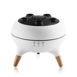 Jellyfish Smoke Ring Aroma Diffuser Humidifier, 7 Color Crack Night Light, Remote Control Timer Essential Oil Diffuser for Bedroom Desk