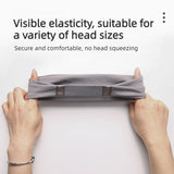 Elastic Sports Sweat-Wicking Headband, Non-Slip Workout Hair Band for Yoga, Running, and Cycling—Men and Women—Gray