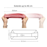 Elastic Sports Sweat-Wicking Headband, Non-Slip Workout Hair Band for Yoga, Running, and Cycling (Men and Women) - Pink