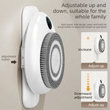 Wall Mount Automatic Electric Body Bath Brush Hands Free Smart Shower Scrubber with Adjustable Height