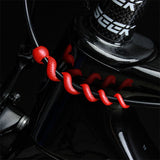 Bicycle Brake Shift Cable Housing Spiral Wound Bike Gear Brake Outer Tube Replacement Accessory-pink
