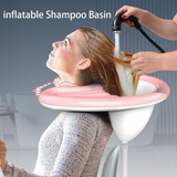 Inflatable Shampoo Basin for Lying Down – Suitable for Pregnant Women,  and the Elderly-pink
