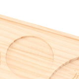 Salt Rimmer Pine Wood Sugar Rimmer Waterproof Holder Bar Tool for Cocktail Margarita B