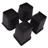 4Pcs Furniture Riser 6in Heavy Duty Slip Proof ABS Bed Rise Lift Block for Chair Sofa