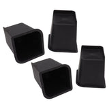 4Pcs Furniture Riser 6in Heavy Duty Slip Proof ABS Bed Rise Lift Block for Chair Sofa