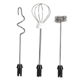Stainless Steel Milk Frother USB Charging Handheld Electric Egg Beater for Home Kitchen