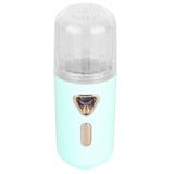 30ml Mini Facial Humidifier Portable Nano Atomization USB Charging Face Mist SprayerGreen