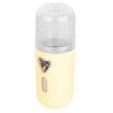 30ml Mini Facial Humidifier Portable Nano Atomization USB Charging Face Mist SprayerYellow