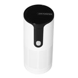 10 Million Negative Ion Air Purifier Portable Air Cleaner 3 Gear Adjustment for Home Car Accessories USB ChargingWhite