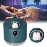 500ml Large Capacity Humidifier Spacecraft Night Light USB Charging Car Humidifier for HomeGreen
