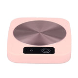 Coffee Warmer Smart Constant Temperature USB Powered Portable Mug Warmer for Office Travel Home Pink