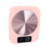 Coffee Warmer Smart Constant Temperature USB Powered Portable Mug Warmer for Office Travel Home Pink