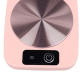 Coffee Warmer Smart Constant Temperature USB Powered Portable Mug Warmer for Office Travel Home Pink