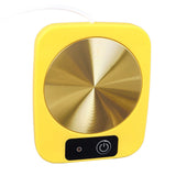 Coffee Warmer Smart Constant Temperature USB Powered Portable Mug Warmer for Office Travel Home Yellow