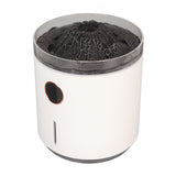 Aromatherapy Mist Diffuser Intelligent Multifunctional Timing Atomizing Flame Humidifier for Bedroom Living Room Black