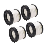4 Pcs Vacuum Filter Non Woven Fabric Plastic Vacuum Filter Replacement for 49 90 1900 0882 20 49 90 0160 0880 20