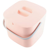 Mini Sink Dishwasher Portable Auto Shutdown Efficient USB Dish Washing Machine for Home Kitchen Pink Bucket