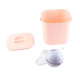 Mini Sink Dishwasher Portable Auto Shutdown Efficient USB Dish Washing Machine for Home Kitchen Pink Bucket