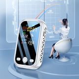 5 in 1 Air Quality Monitor Multifunctional Smart Portable CO2 Humidity Temperature Detector for Indoor Home White