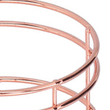 Round Hollow Chopstick Cage Multifunctional Desktop Pen Holder Organizer for Home KitchenRose Gold (J13454CP)