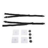 2Pcs Adjustable TV Safety Straps Adhesive Anti Tip Furniture Anchors for Baby Proofing Flat Screens Fix to Wall Cabinet Stand Desk