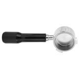 Coffee Bottomless Portafilter Stainless Steel Filter Holder Basket Replacement Tool Coffee Machine Accessory51mm Black
