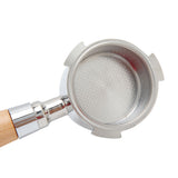 3 Ear Coffee Bottomless Portafilter Coffee Machine Handle Filter Holder for Delonghi Machine CoffeewareBeech Handle 54mm