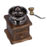 Manual Coffee Grinder Portable Retro Classic Fine Polished Pull Out Coffee Bean Grinder