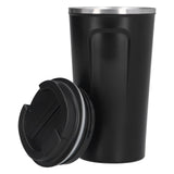 510ml Coffee Cup Double Wall Stainless Steel Insulated Coffee Mug Portable Vacuum Cup for Car Travel Black