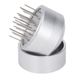 Coffee Needle Distributor with Base Effective Dispersion Rust Resistant Stainless Steel Hand Coffee Stirrer Silver 51mm/2.0in